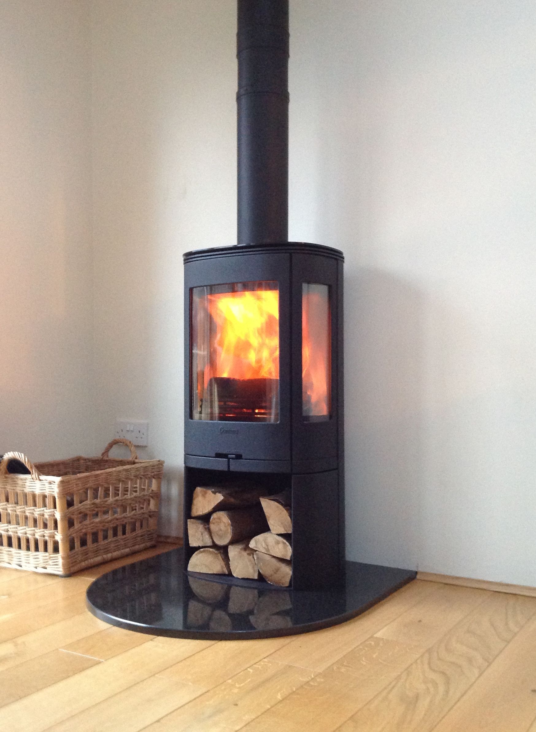 free standing wood stove